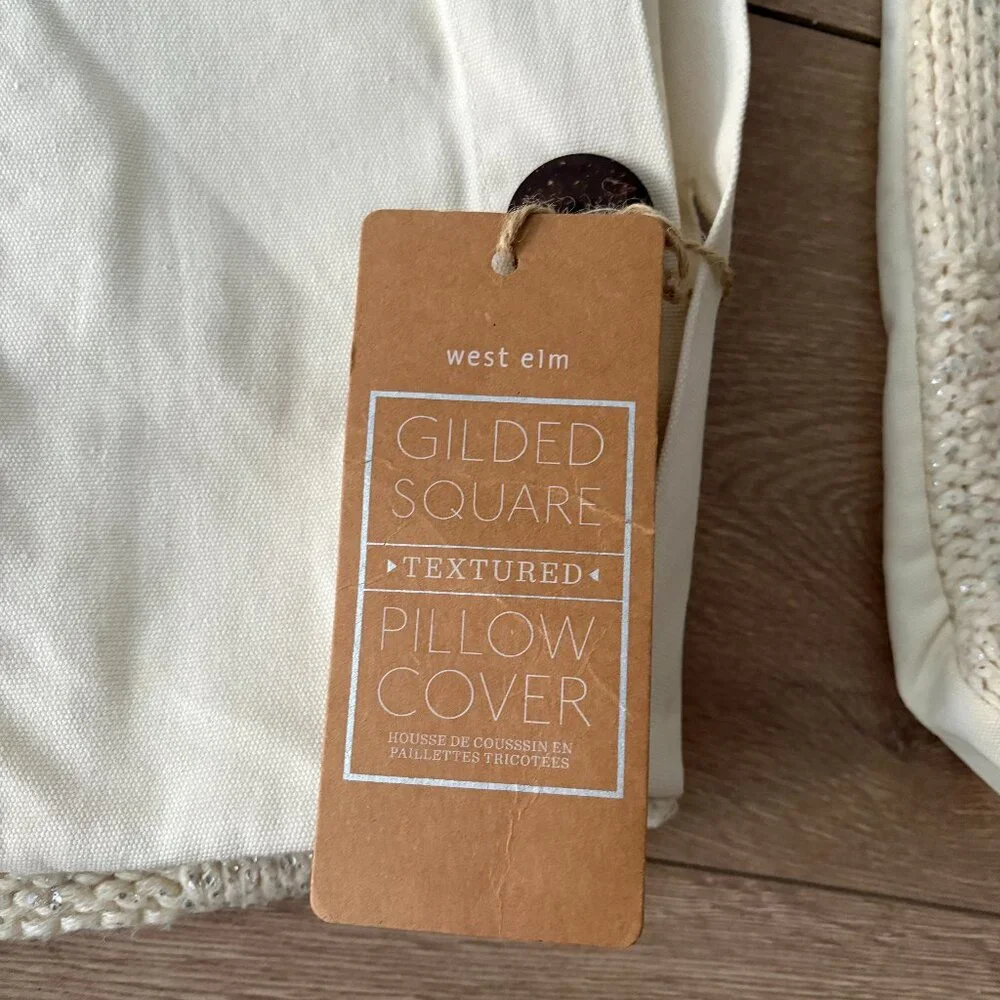 West Elm gilded two covers
